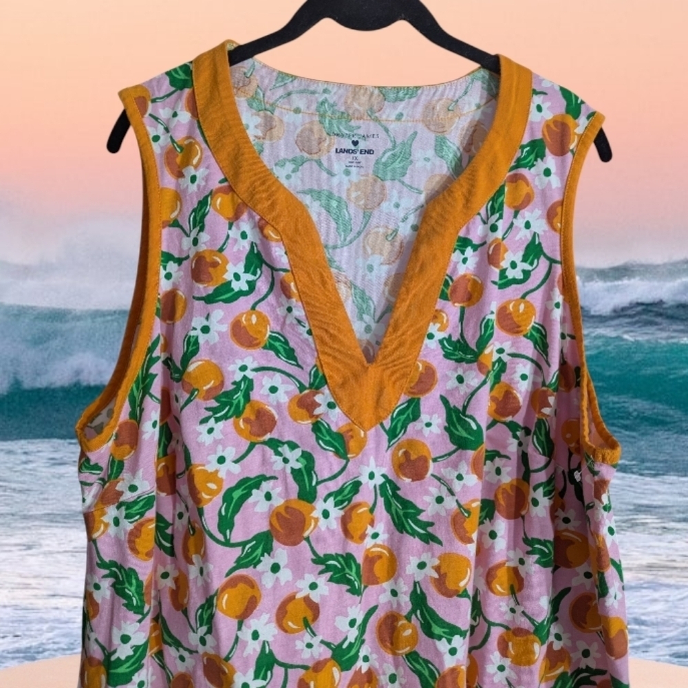 EUC Draper James For Lands End Dress/Swimsuit Coverup Size 1X - Picture 3 of 9